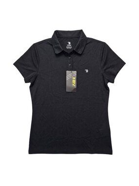 NWT | Men's Black Quick-Dry Performance Athletic Golf Polo Shirt | Small